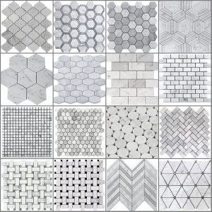 Mosaici bianchi di Carrara